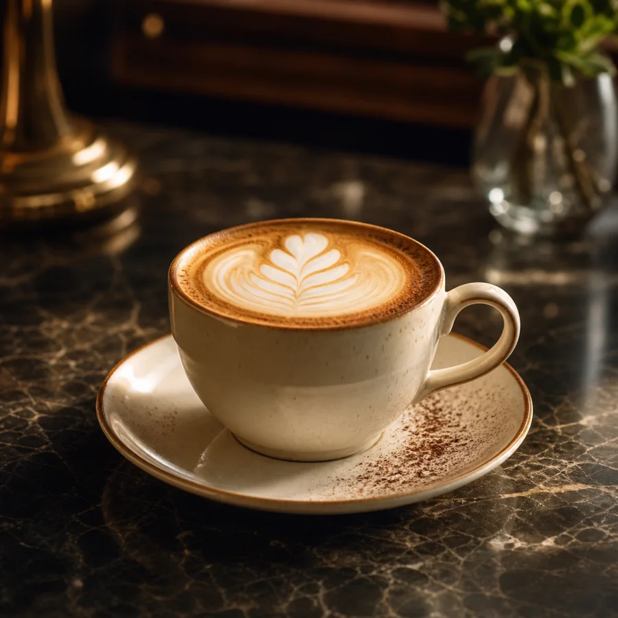 Cappuccino chez Pizza Vitti à Bordeaux