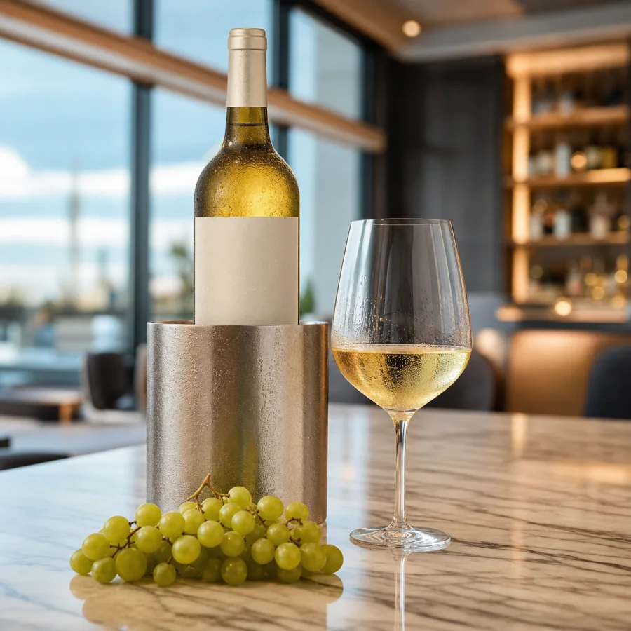 Chateau Canet blanc - verre chez Pizza Vitti à Bordeaux