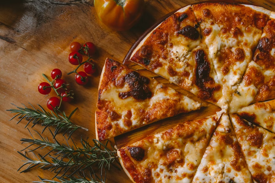 Gratin d'aubergines au parmesan chez Pizza Vitti à Bordeaux