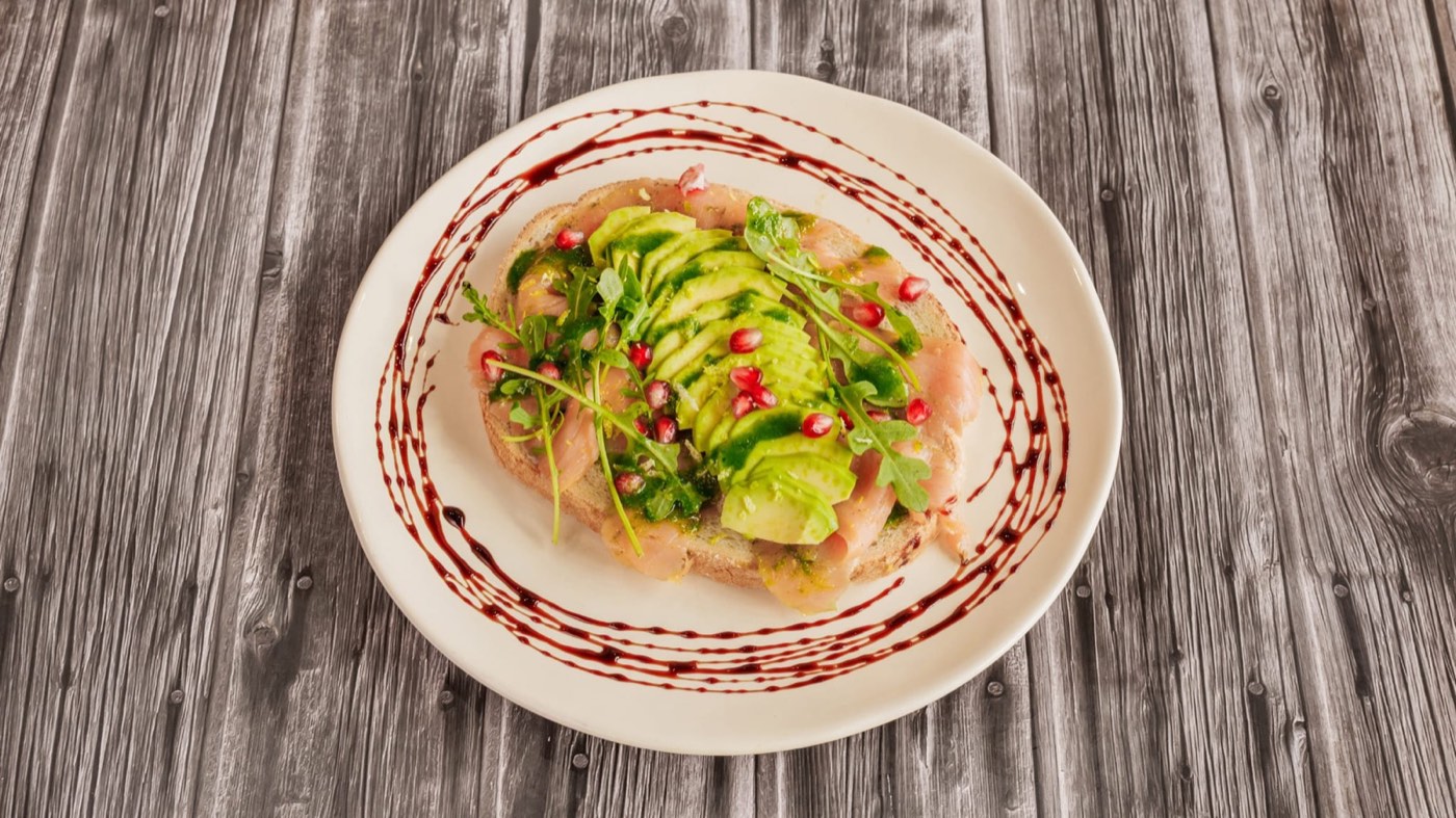 Bruschetta saumon fumé chez Pizza Vitti à Bordeaux